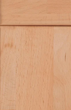 OTTO home Vitrine »DENIS70, Wohnzimmer, viel Stauraum, verstellbaren Einlegeböden, geölt« B/T/H:90/40/190cm, Front Kernbuche massivholz,10 Fächer, Grifflos
