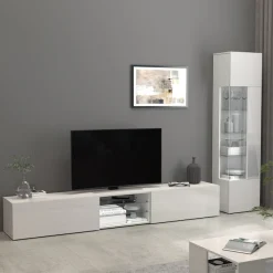 OTTO home Vitrine »Egypt« komplett hochglanz lackiert, 1 Glastür mit 3 Glasböden