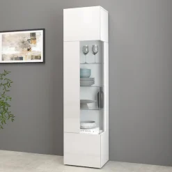 OTTO home Vitrine »Egypt« komplett hochglanz lackiert, 1 Glastür mit 3 Glasböden