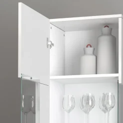 OTTO home Vitrine »Egypt« komplett hochglanz lackiert, 1 Glastür mit 3 Glasböden