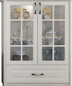 OTTO home Vitrine »Evergreen« UV lackiert, Tür mit Sicherheitsglas und Soft-Close-Funktion