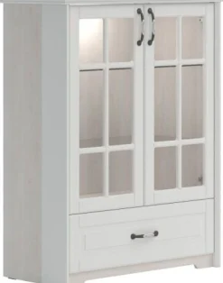 OTTO home Vitrine »Evergreen« UV lackiert, Tür mit Sicherheitsglas und Soft-Close-Funktion