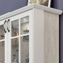 OTTO home Vitrine »Evergreen« UV lackiert, Tür mit Sicherheitsglas und Soft-Close-Funktion