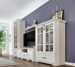OTTO home Vitrine »Evergreen« UV lackiert, Tür mit Sicherheitsglas und Soft-Close-Funktion