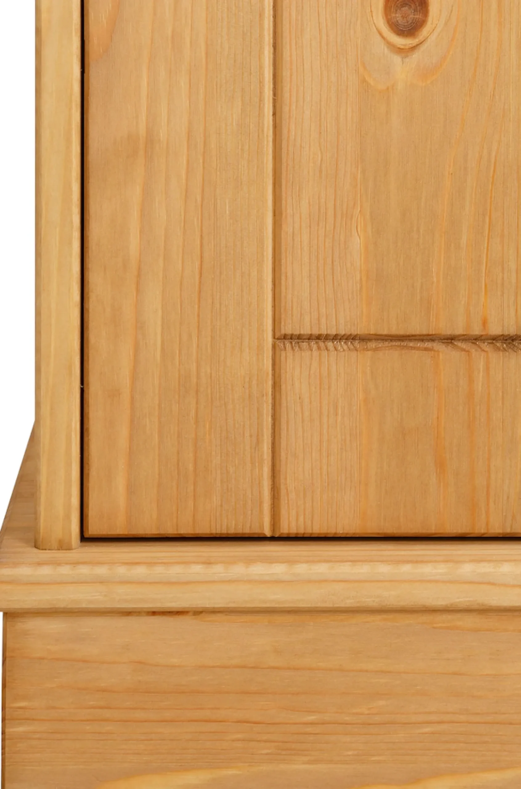 OTTO home Vitrine »Indra« aus massiver Kiefer, FSC®, Höhe 145 cm, dezentes Ornament