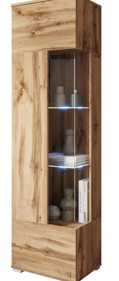 OTTO home Vitrine »Kenia, stehend und hängend, Türanschlag wechselbar« 1 Stk. tlg. Vitrineschrank mit Glastüren 160 cm Höhe