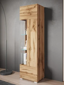 OTTO home Vitrine »Kenia, stehend und hängend, Türanschlag wechselbar« 1 Stk. tlg. Vitrineschrank mit Glastüren 160 cm Höhe