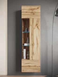 OTTO home Vitrine »Kenia, stehend und hängend, Türanschlag wechselbar« 1 Stk. tlg. Vitrineschrank mit Glastüren 160 cm Höhe