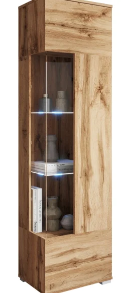 OTTO home Vitrine »Kenia, stehend und hängend, Türanschlag wechselbar« 1 Stk. tlg. Vitrineschrank mit Glastüren 160 cm Höhe