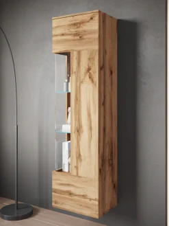 OTTO home Vitrine »Kenia, stehend und hängend, Türanschlag wechselbar« 1 Stk. tlg. Vitrineschrank mit Glastüren 160 cm Höhe