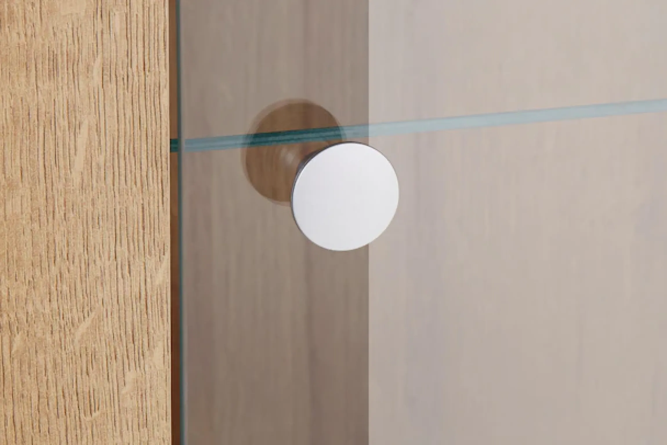 OTTO home Vitrine »Larona, zeitlose Glasvitirne, Hochschrank Höhe 145 cm« Stauraumvitrine mit dekorativer Rahmenoptik,