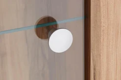 OTTO home Vitrine »Larona, zeitlose Glasvitirne, Hochschrank Höhe 205,6 cm« Stauraumvitrine mit dekorativer Rahmenoptik,