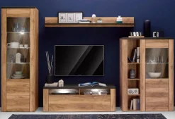 OTTO home Vitrine »Larona, zeitlose Glasvitirne, Hochschrank Höhe 205,6 cm« Stauraumvitrine mit dekorativer Rahmenoptik,