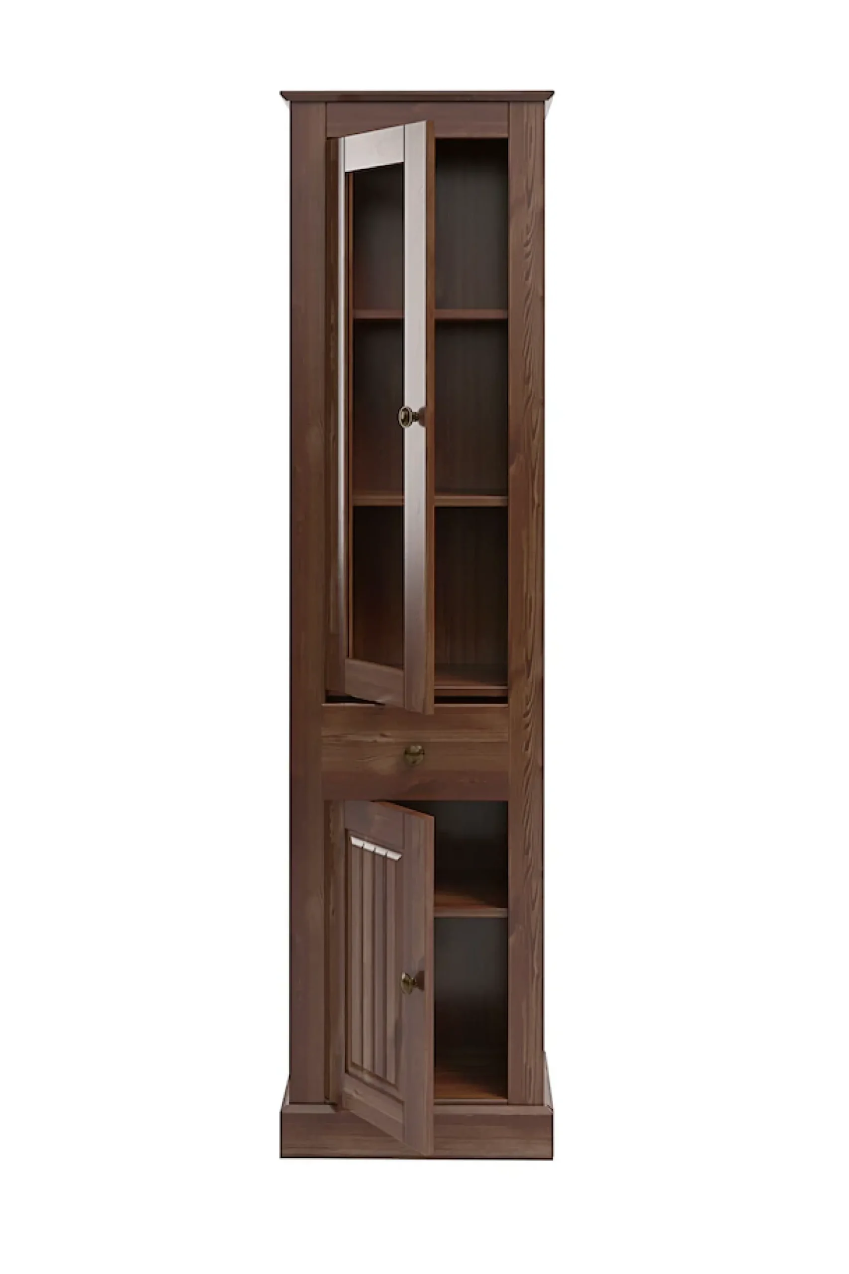 OTTO home Vitrine »Liotta« eine Glastür und einer Holztür und einer Schublade