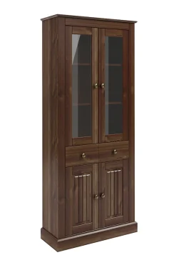 OTTO home Vitrine »Liotta« Mit 2 Glastüren und 1 Schublade