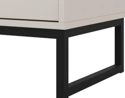 OTTO home Vitrine »Loft, Höhe 180 cm, moderne grifflose Standvitrine mit 2 Türen« Hochschrank mit viel Stauraum, verstellbaren Einlegeböden, Regal
