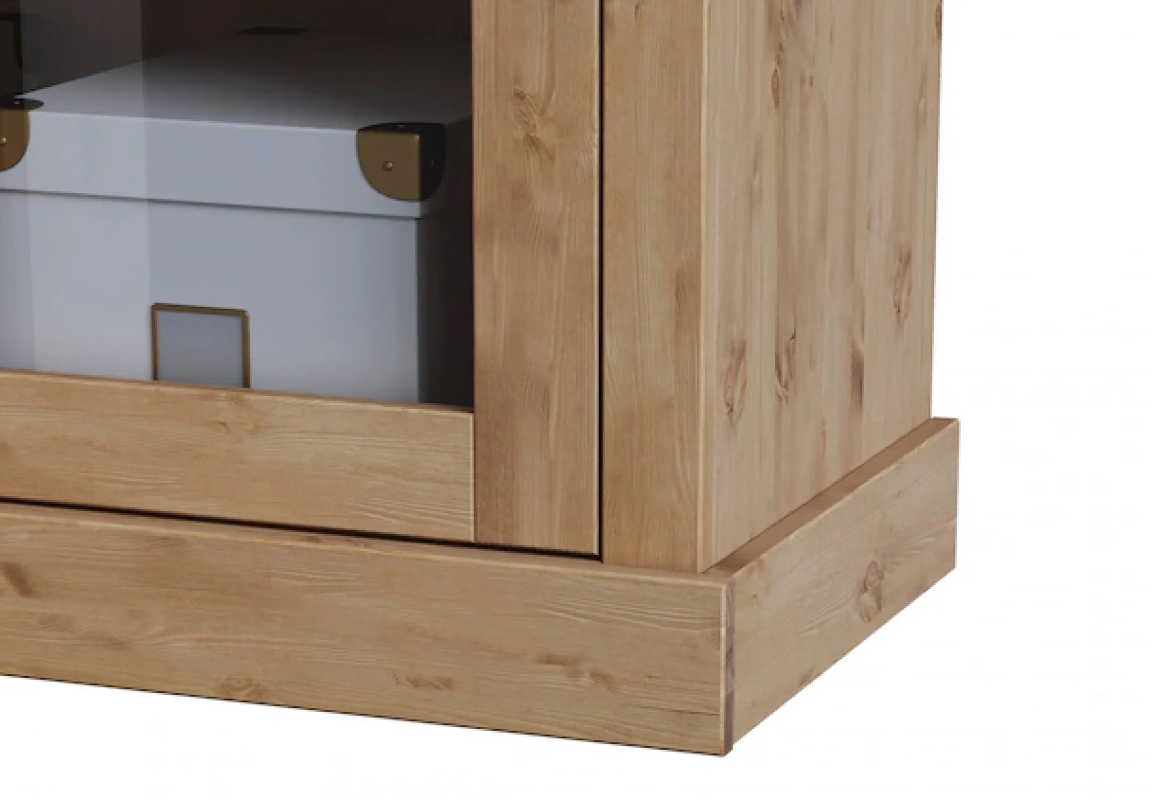 OTTO home Vitrine »Melissa« aus massiver Kiefer, mit viel Stauraum