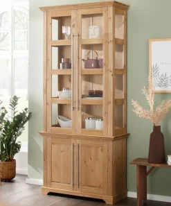 OTTO home Vitrine »Melissa« aus massiver Kiefer, FSC® zertifiziert, Breite 94 cm