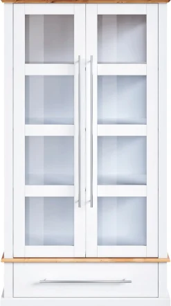 OTTO home Vitrine »Melissa« Höhe 169 cm, Breite 94 cm, 2-türig, Kiefer massiv, FSC®