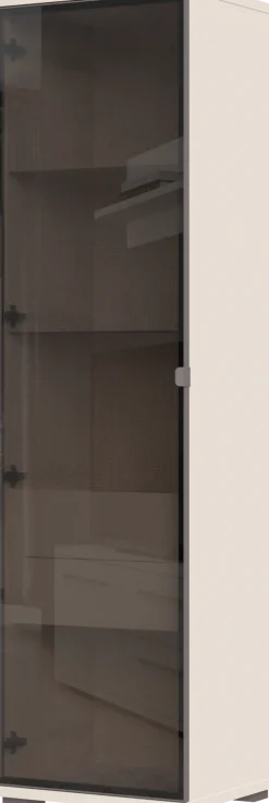 OTTO home Vitrine »Opera, Showcase mit Parsol-Sicherheitsglas im modernen Look« UV lackiert, Soft Close Funktion, Höhenverstellbare Füße