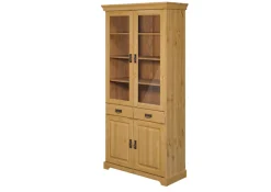 OTTO home Vitrine »Rügen« zertifiziertes Massivholz, Höhe 192 cm, im Landhausstil