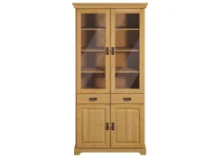 OTTO home Vitrine »Rügen« zertifiziertes Massivholz, Höhe 192 cm, im Landhausstil