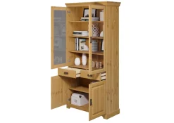 OTTO home Vitrine »Rügen« zertifiziertes Massivholz, Höhe 192 cm, im Landhausstil