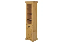 OTTO home Vitrine »Rügen« zertifiziertes Massivholz, Höhe 192 cm, im Landhausstil