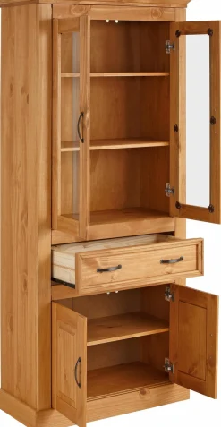 OTTO home Vitrine »Selma« Höhe 180 cm (2-trg.)