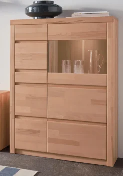 OTTO home Vitrine »Silkeborg« Höhe, 125 cm