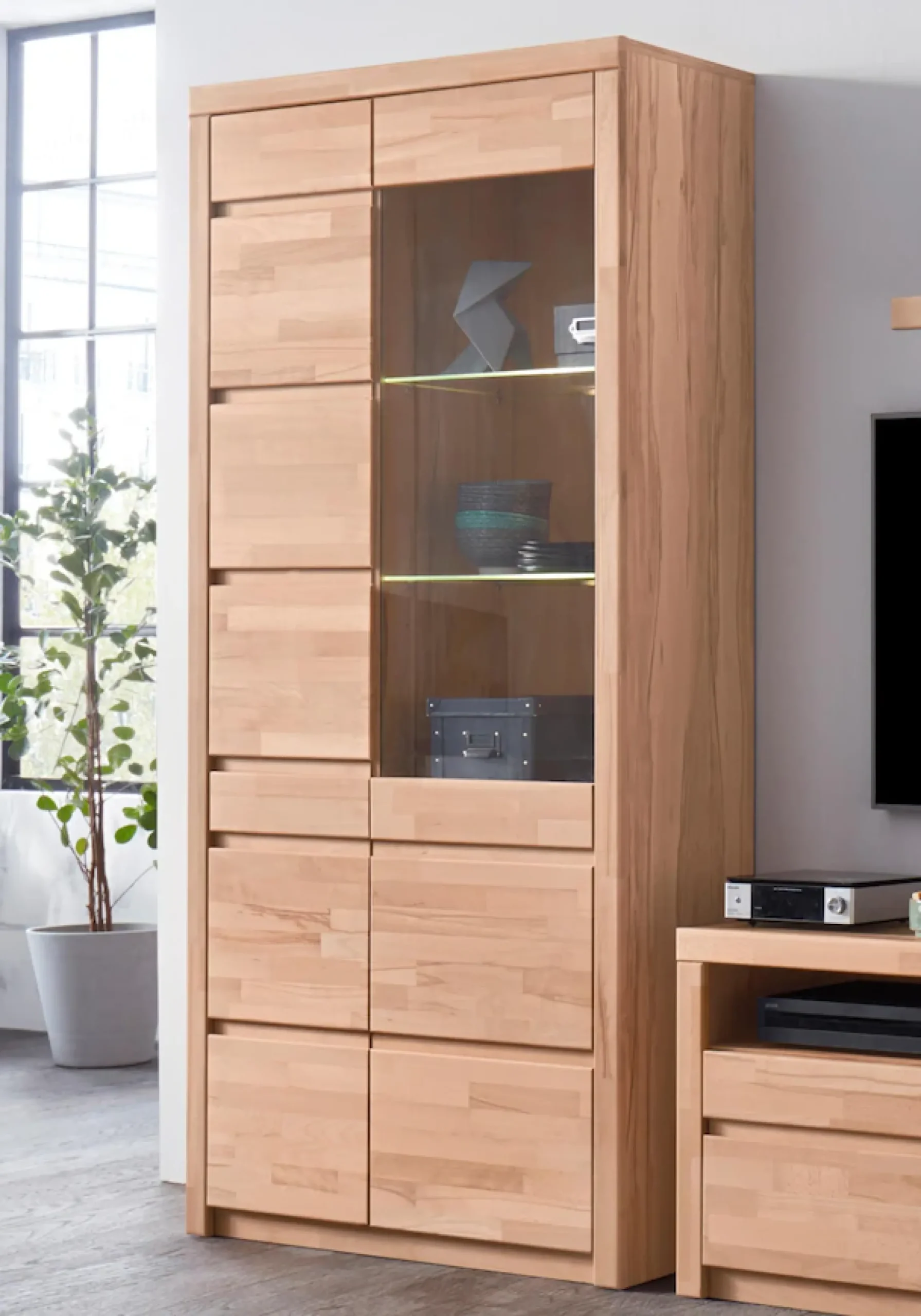 OTTO home Vitrine »Silkeborg« Höhe, 125 cm