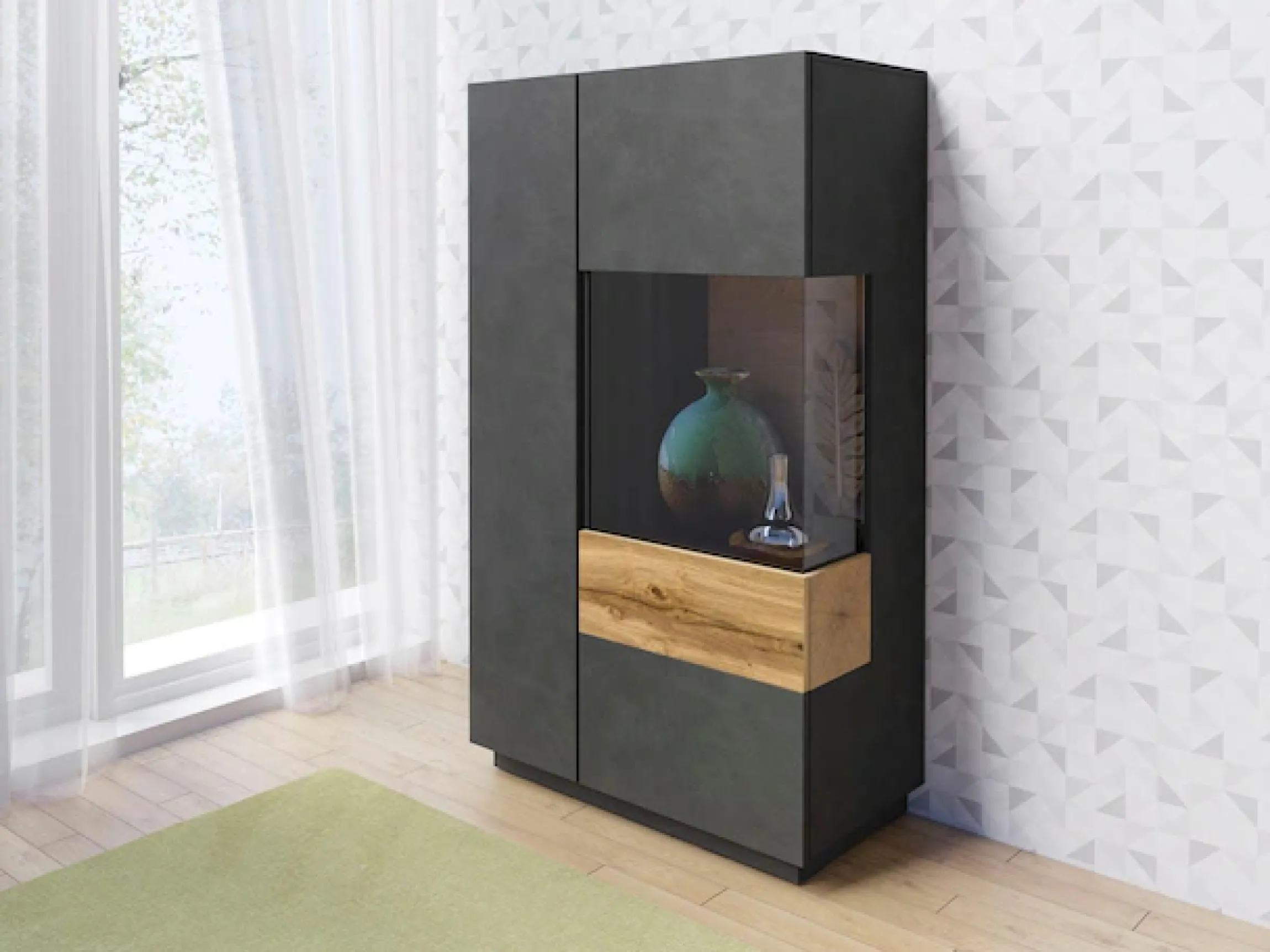 OTTO home Vitrine »SILKE« Höhe 138,5 cm