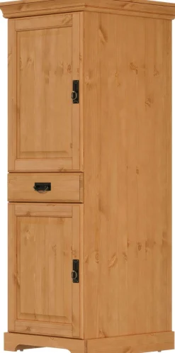 OTTO home Vorratsschrank »Rügen« Breite 47 cm, Kiefer massiv, 2 Türen, 1 Schubkasten