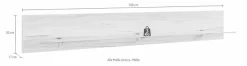 OTTO home Wandboard »Denis« mit Glasboden