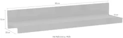OTTO home Wandboard »India,Breite 90 cm, Set 2-tlg praktisches Regal für die Wand« Set, 2 Stk. tlg. Das Wandregal viel Stauraum
