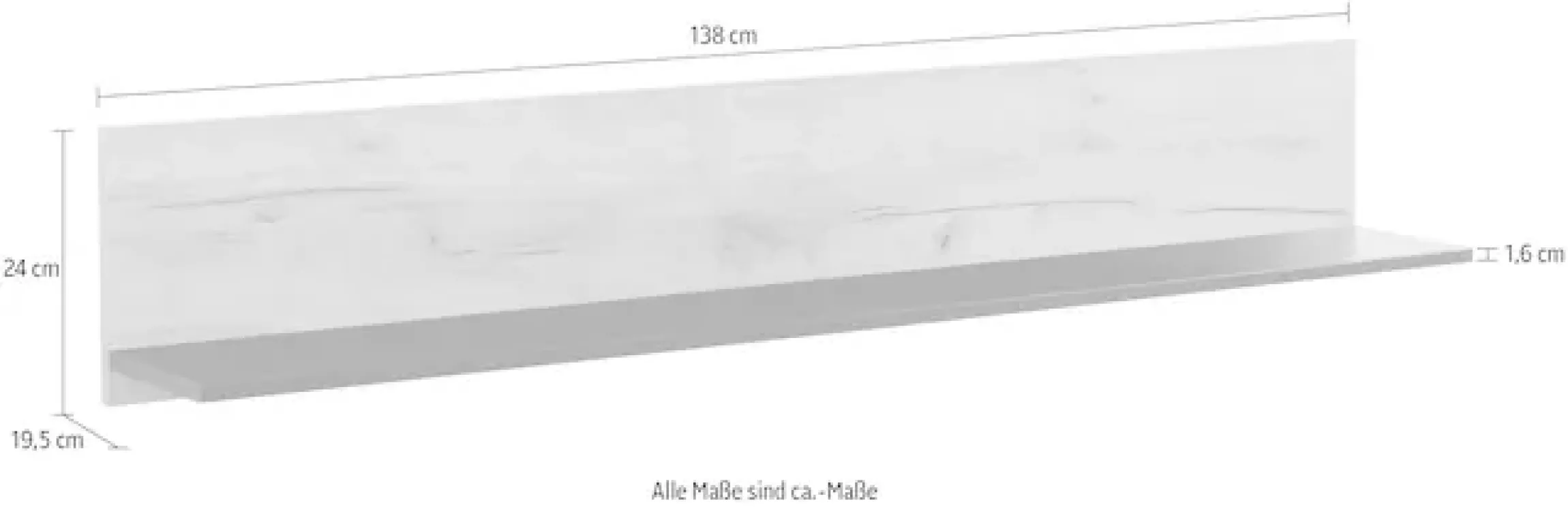 OTTO home Wandboard »Umbria« Breite ca. 138 cm