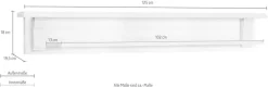 OTTO home Wandregal »Anna« Breite 125 cm, aus massiver Kiefer, FSC®