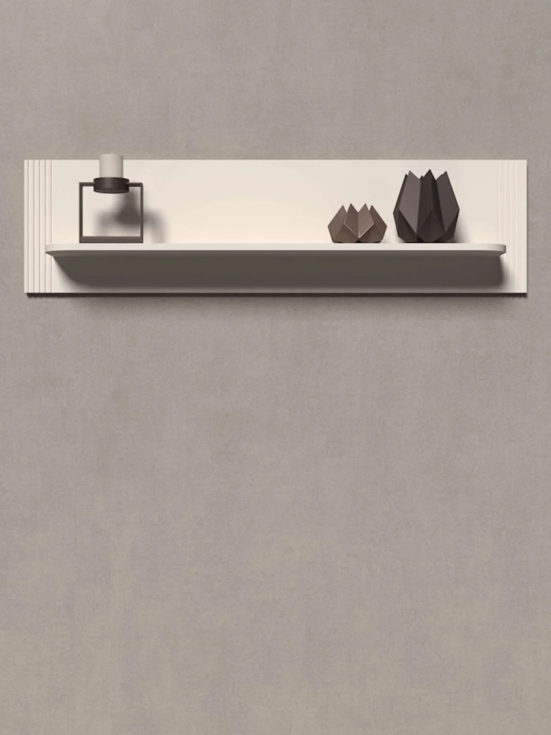 OTTO home Wandregal »Rondo Schwebendes Regal, Wandkonsole, Wandboard« UV lackiert, Ablageboden, Wandmontiert,Breite 140 cm