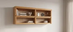 OTTO home Wandregal »Soeren« B/T/H: 158/29/67 cm,aus massiver Kiefer, 4 offene Fächer, FSC®-zertifiziert