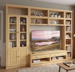 OTTO home Wandregal »Soeren« B/T/H: 158/29/67 cm,aus massiver Kiefer, 4 offene Fächer, FSC®-zertifiziert