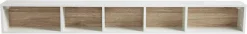 OTTO home Wandregal »Toledo,Breite 169 cm stilvolle Deko-Wandregal« Wandregal mit 5 Fächern, viel Stauraum, Masse 169/20,5/19 (B/H/T)