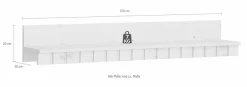 OTTO home Wandregal »Trinidad« Breite 120 cm