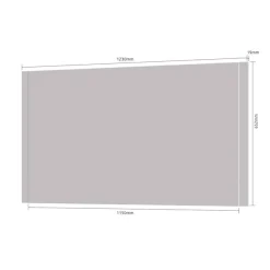 OTTO home Wandspiegel »Gala, 123x65cm« FSC®-zertifizierter Holzwerkstoff, melaminbeschichtet, pflegeleicht