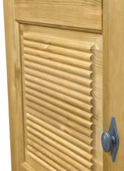 OTTO home Waschbeckenunterschrank »Rauna« aus massiver Kiefer, Breite 64 cm, Rillenoptik, made in EU