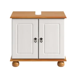 OTTO home Waschbeckenunterschrank »Finca« aus massivem Kiefernholz, Siphonausschnitt, Breite 62 cm, Höhe 55 cm