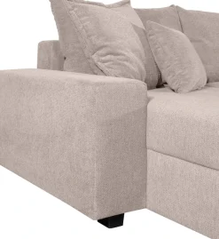 OTTO home Wohnlandschaft »Alexa U-Form, B: 313 cm, inkl. Schlaffunktion« inkl. Bettkasten, 4 Zierkissen, XXL Liegefläche 268x137cm, Federkern