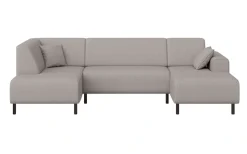 OTTO home Wohnlandschaft »ARROS U-Form mit Wellenunterfederung, Maße B/T/H: 300/163/81 cm« incl. Zierkissen, mit Recamiere links/rechts bestellbar, auch in Cord