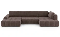 OTTO home Wohnlandschaft »AZITA U-Form, Breite 363 cm - OTTO. Verlässliche Qualität.« wahlweise als Schlafsofa mit Bettkasten, Bubble-Optik