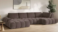 OTTO home Wohnlandschaft »AZITA U-Form, Breite 363 cm - OTTO. Verlässliche Qualität.« wahlweise als Schlafsofa mit Bettkasten, Bubble-Optik