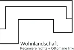 OTTO home Wohnlandschaft »Bono U-Form« wahlweise mit Schlaffunktion